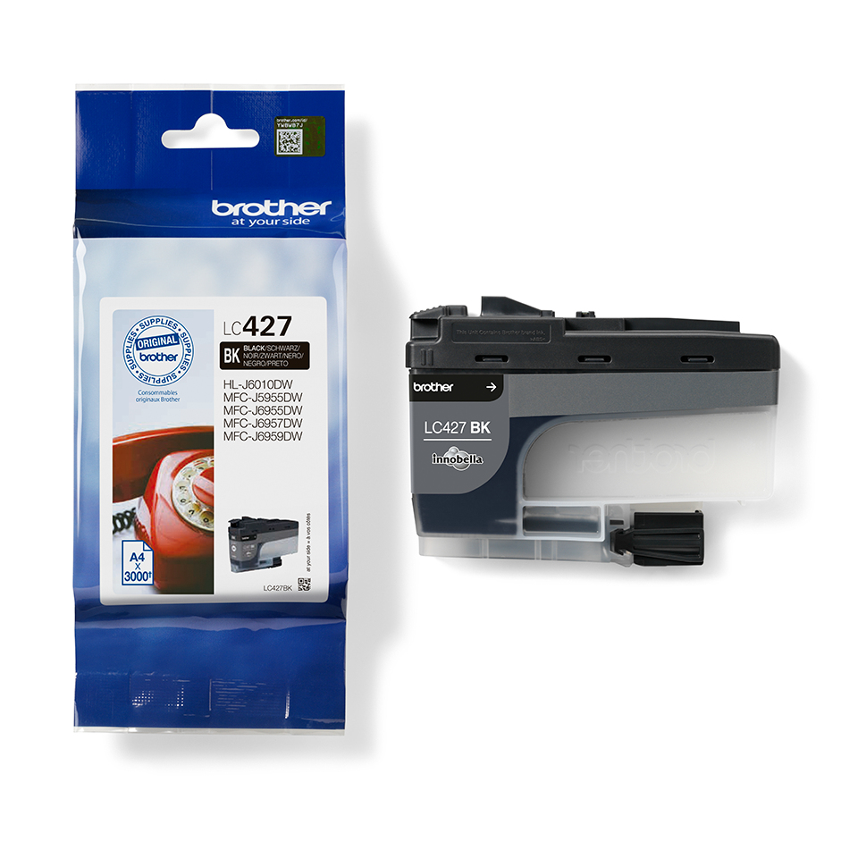 Brother Inkt LC-427BK Zwart