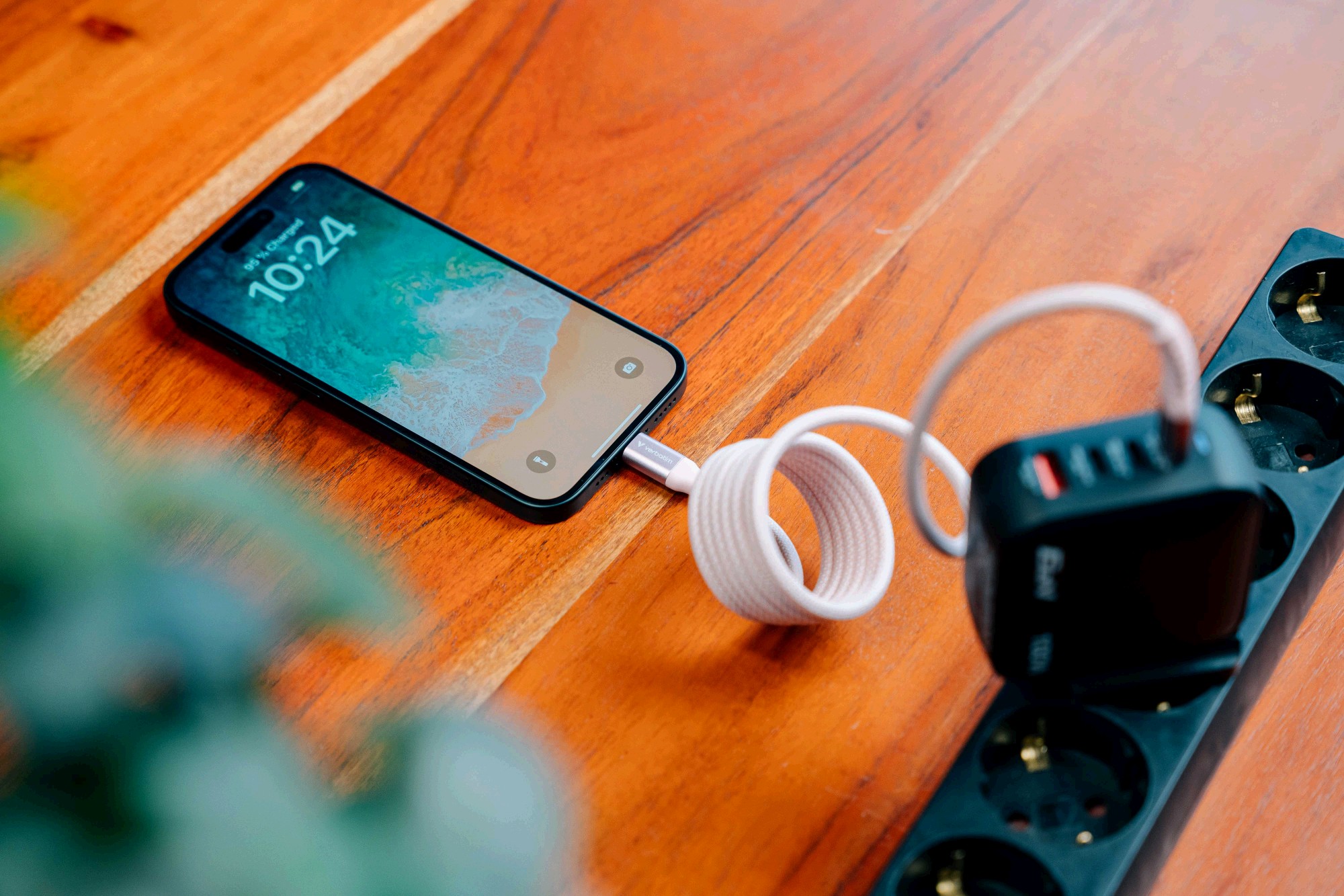 Verbatim Sync & Charge Magnetische Kabel, USB-C, 100W, 1,2m, Grijs