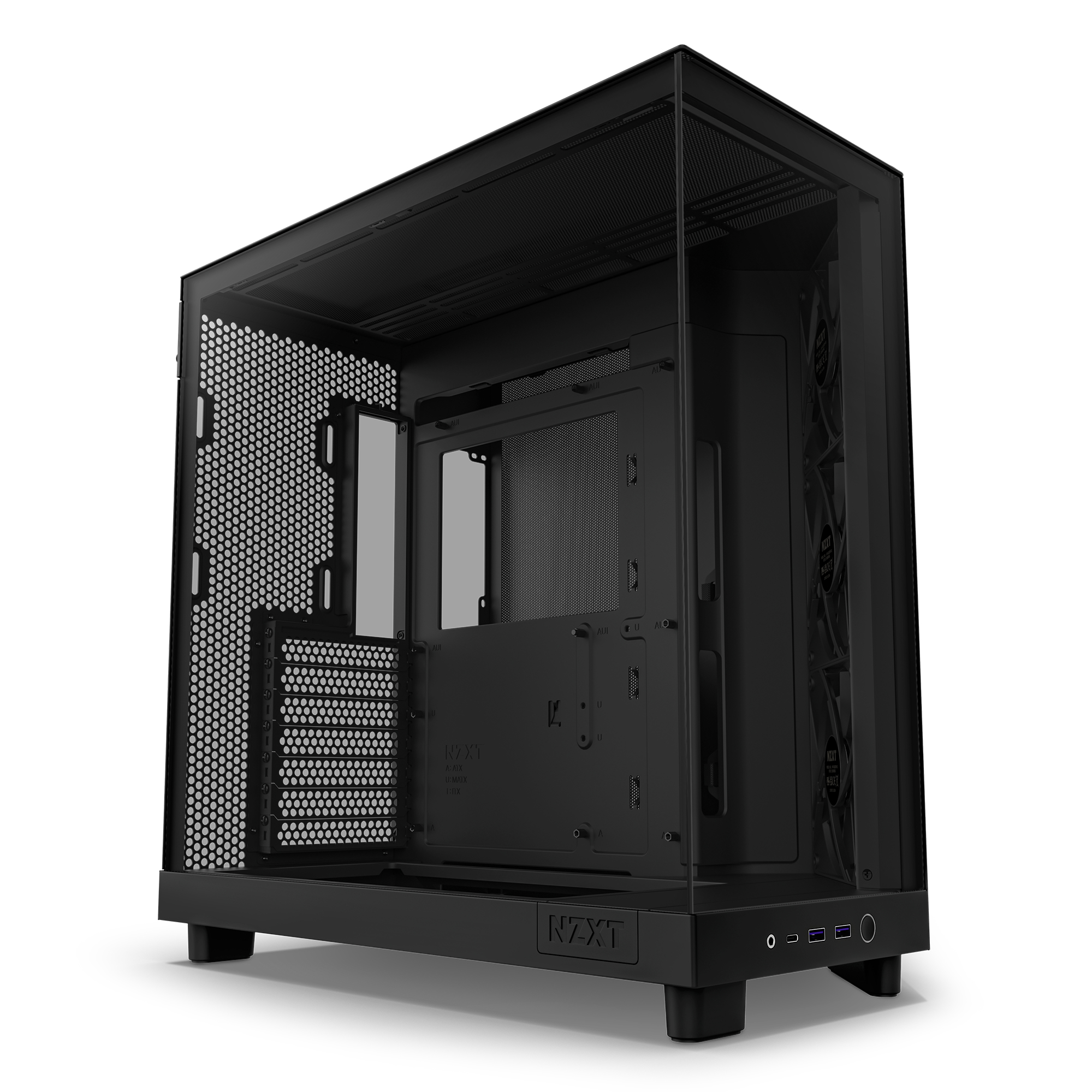 NZXT H6 Flow Zwart