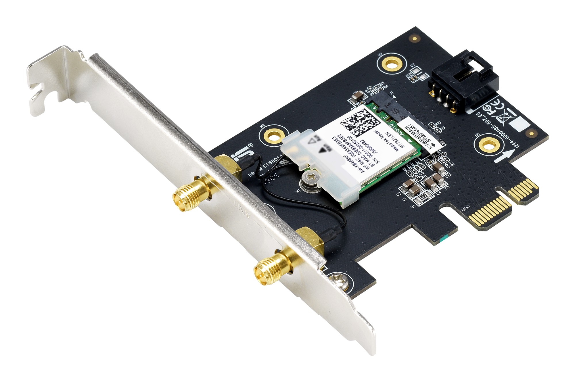 ASUS PCE-AX1800 - Wi-Fi 6 - Bluetooth 5.2 - PCI Express Adapter
