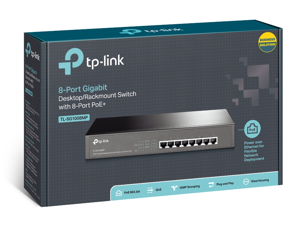 TP-Link TL-SG1008MP | PoE (AT)