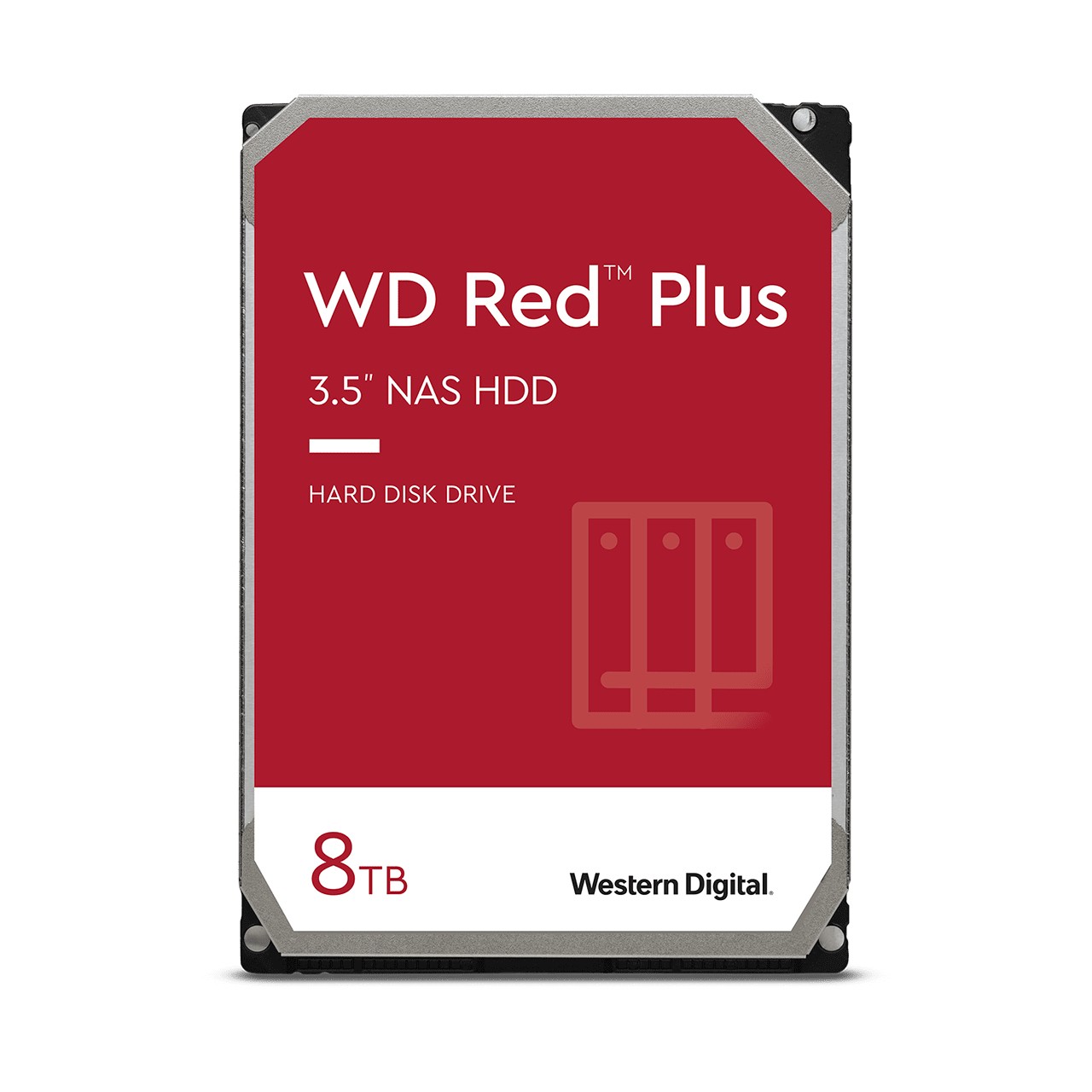 WD 3.5" HDD Red Plus WD80EFPX, 8TB