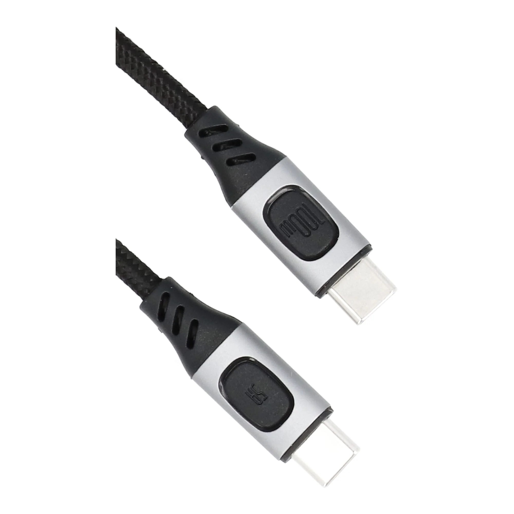 Yanec USB-C Laad- en datakabel 1m Nylon (100W)