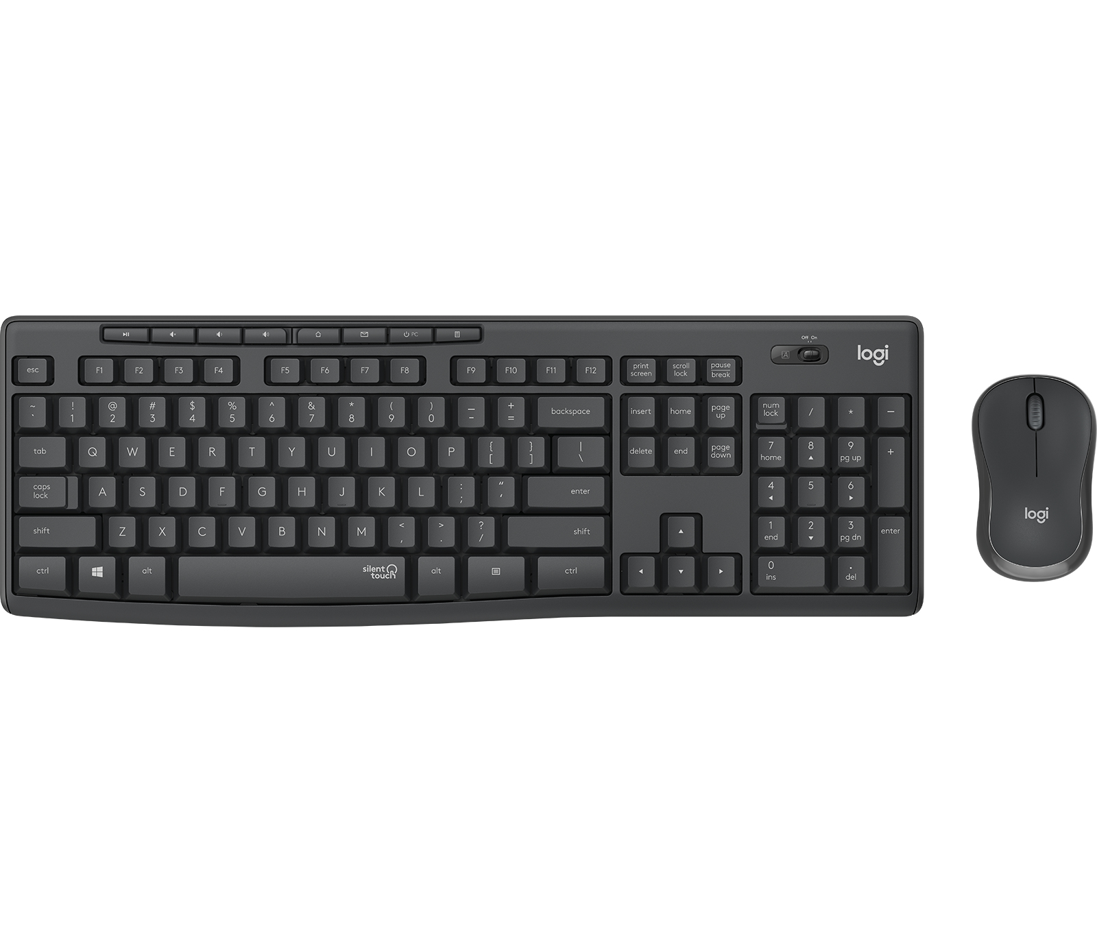 Logitech MK295 Silent Zwart