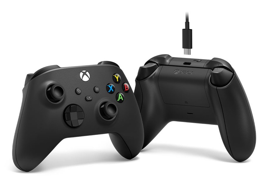 Microsoft Xbox Wireless Controller + USB-C kabel, Carbon Black