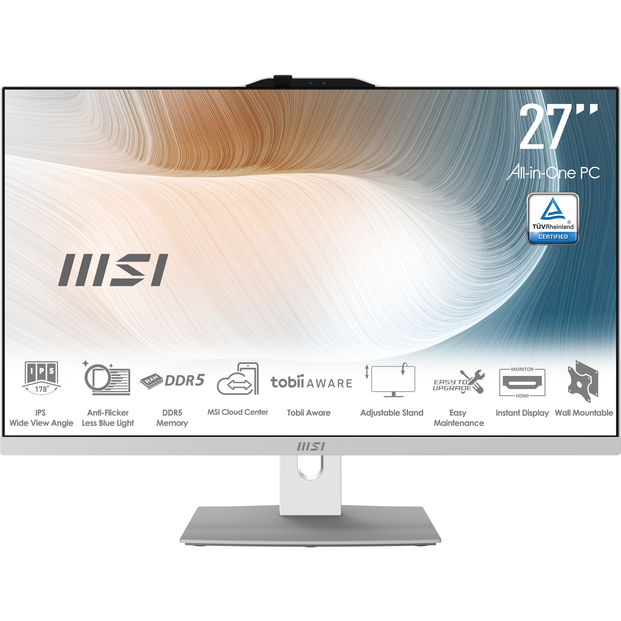 MSI Modern AM272P 1M-847EU All-in-One PC/workstation - 27\ FHD - i5 - 8GB - 512GB - W11 Pro