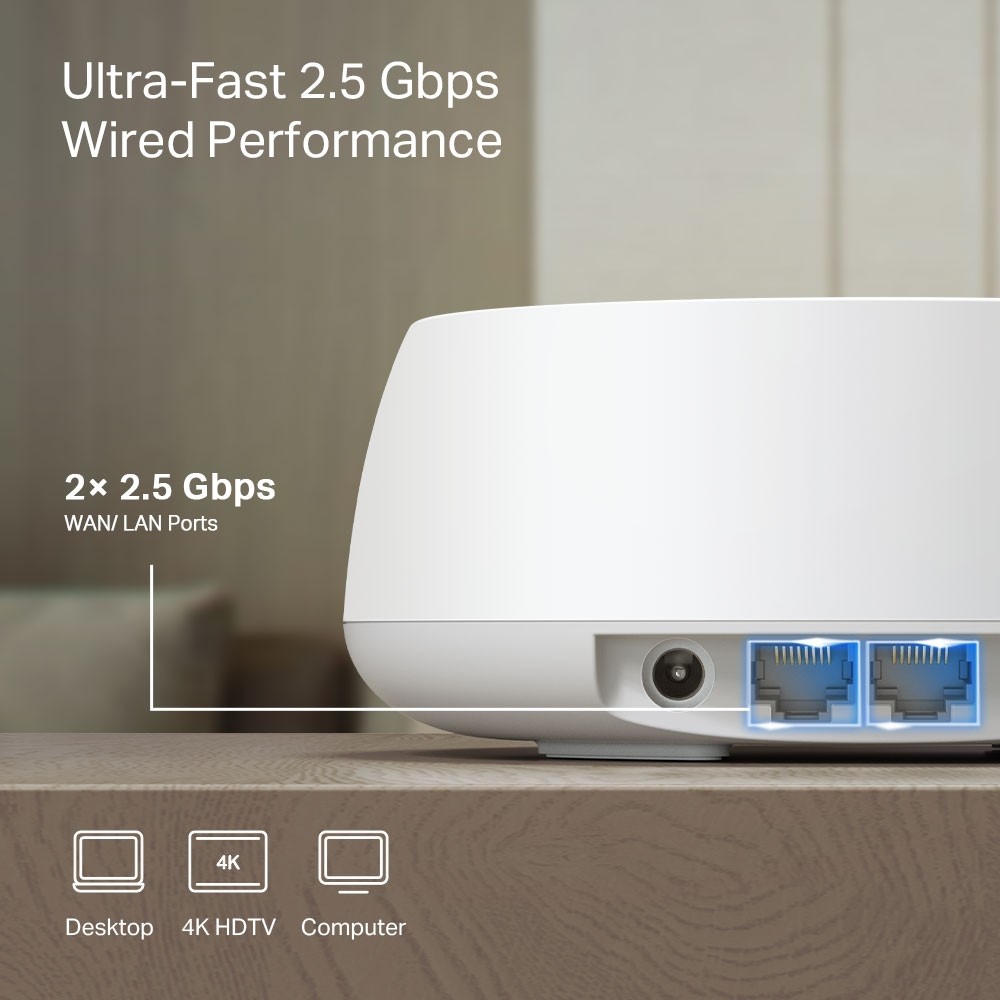 TP-Link Mesh Deco BE25, Wi-Fi 7, 2-pack