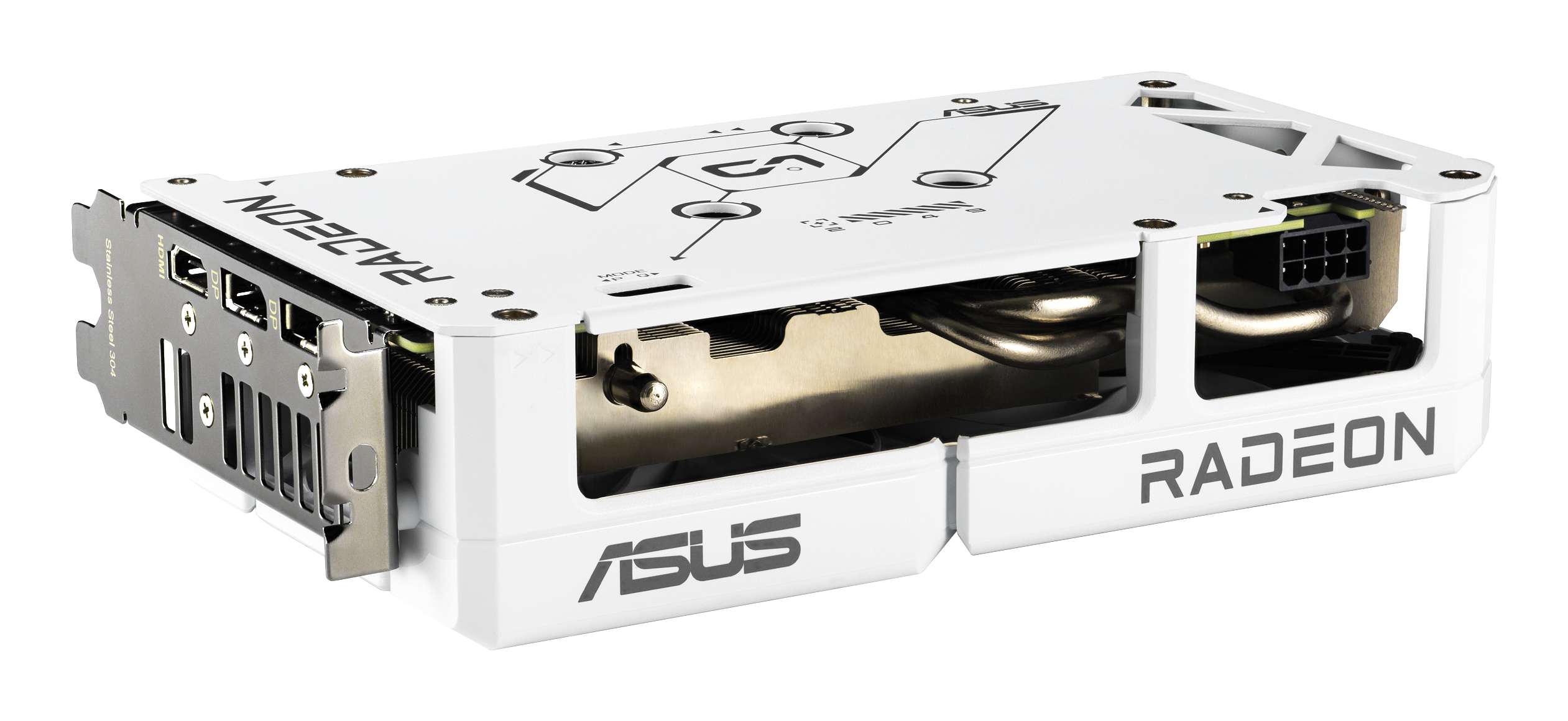 ASUS DUAL Radeon RX 9060 XT 16GB GDDR6 White Edition