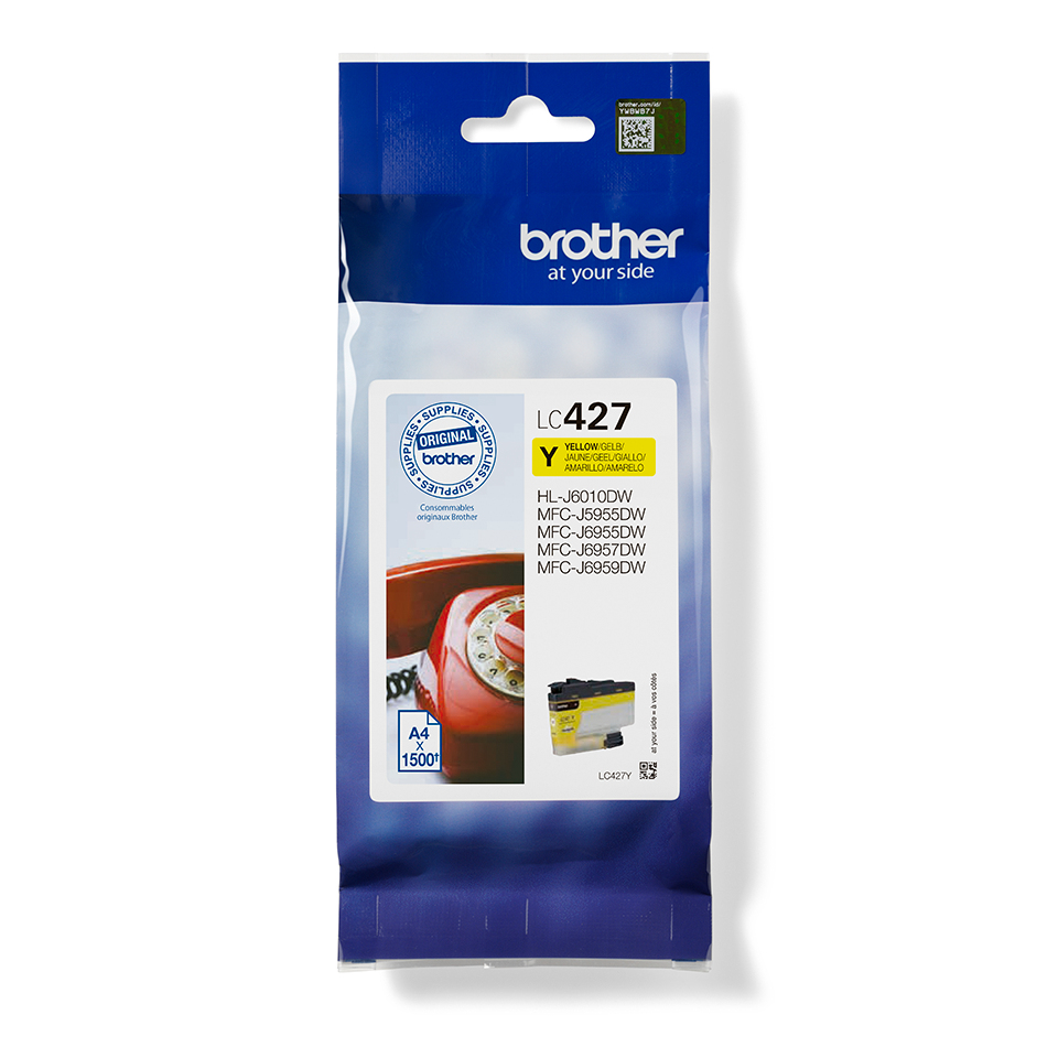 Brother Inkt LC-427Y Geel