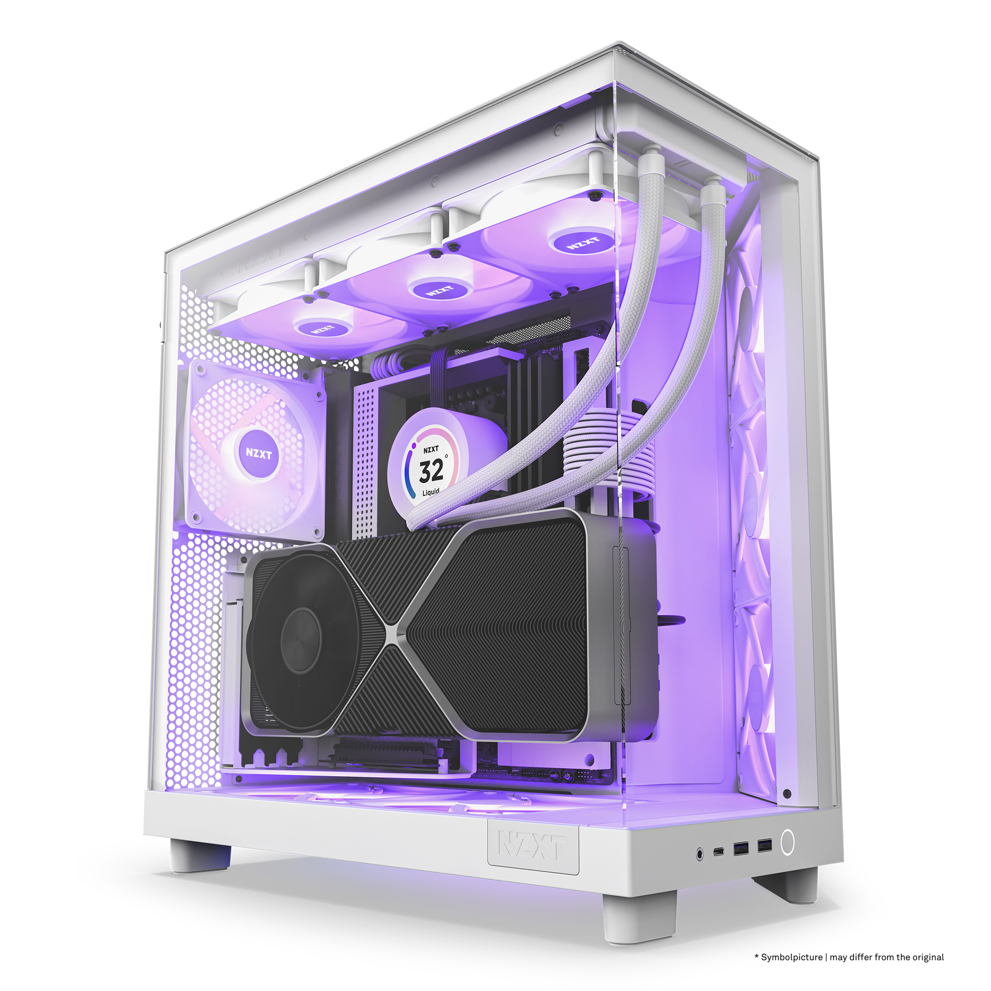 NZXT H6 Flow - RGB - White