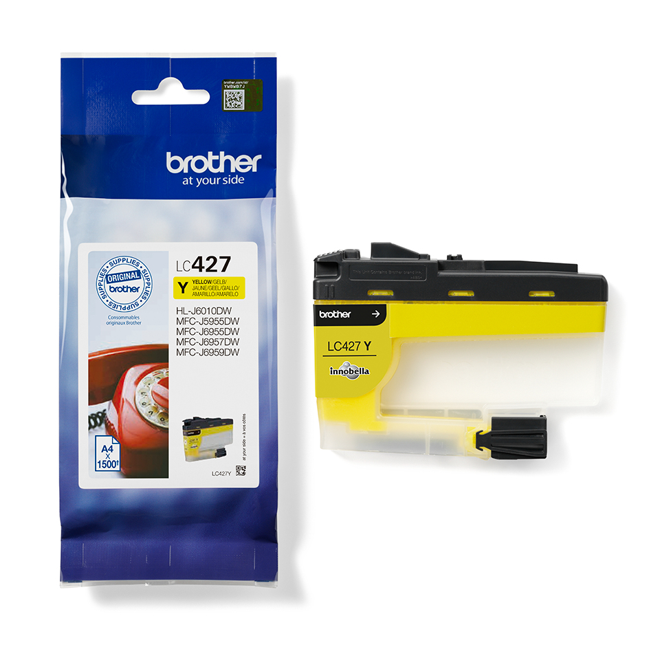 Brother Inkt LC-427Y Geel