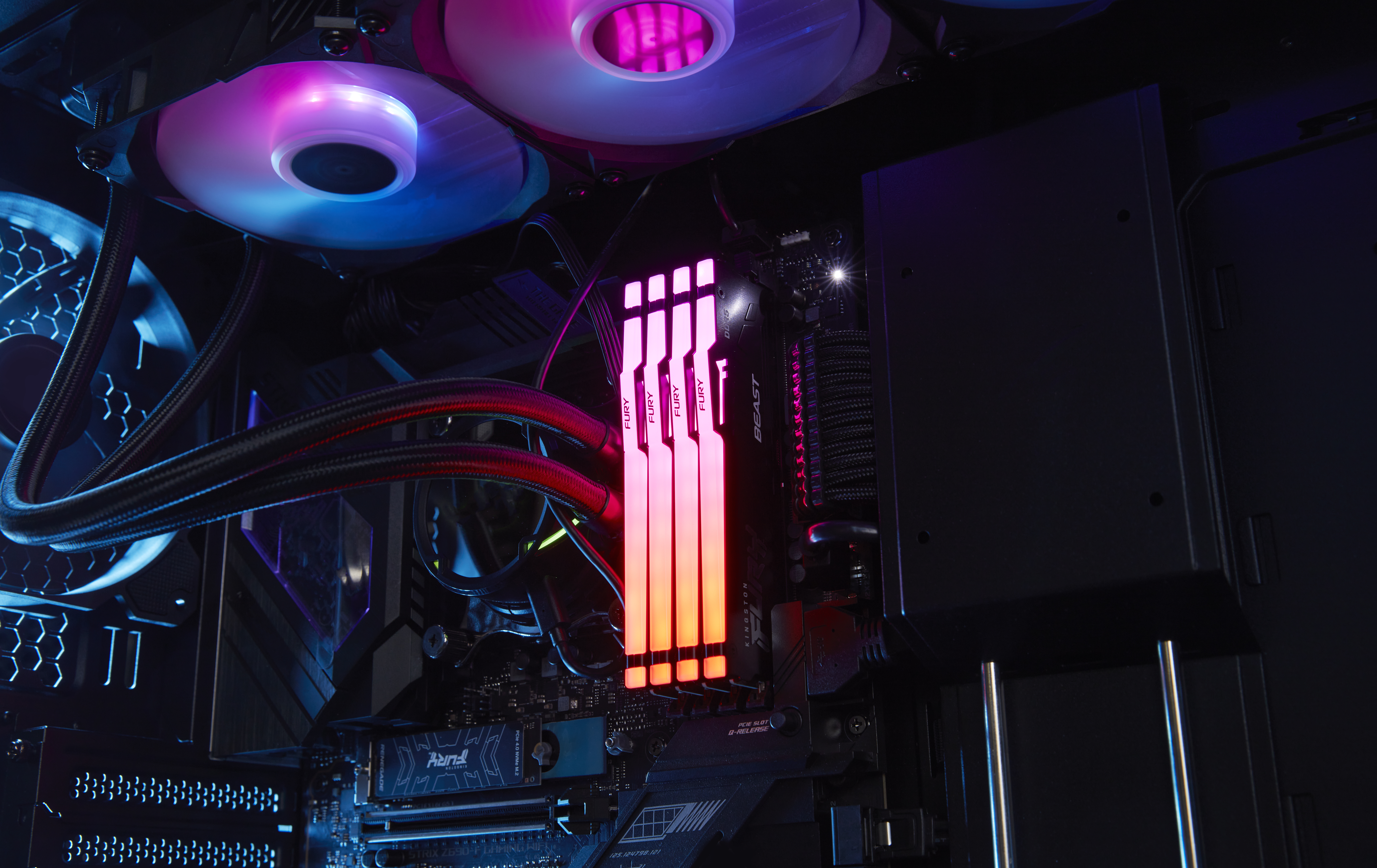 Kingston Fury Beast RGB KF552C40BBAK2-64 - 64GB Kit - DDR5 - 5200MHz