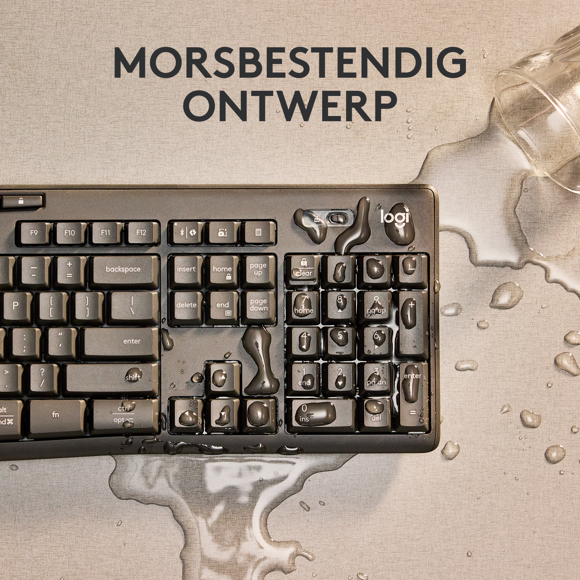 Logitech Wireless Desktop MK370 - Toetsenbord en Muis - Bluetooth 