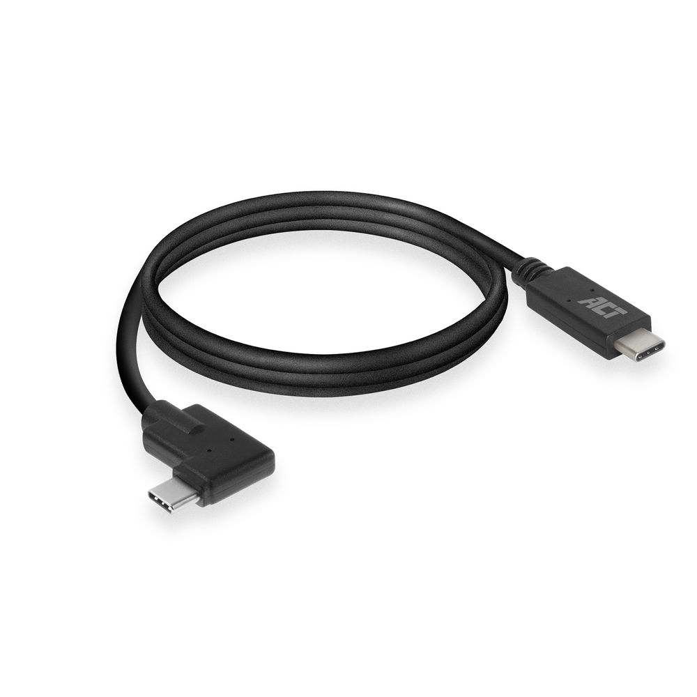 ACT USB Kabel 3.0 (gen1) USB-C (m)> USB-C (m), 2m, Haaks