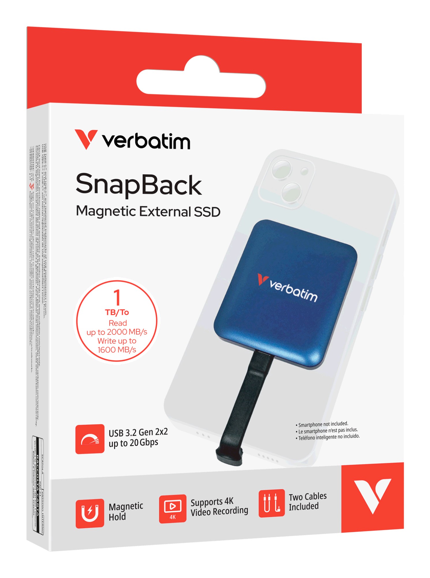 Verbatim SnapBack 1TB MagSafe SSD