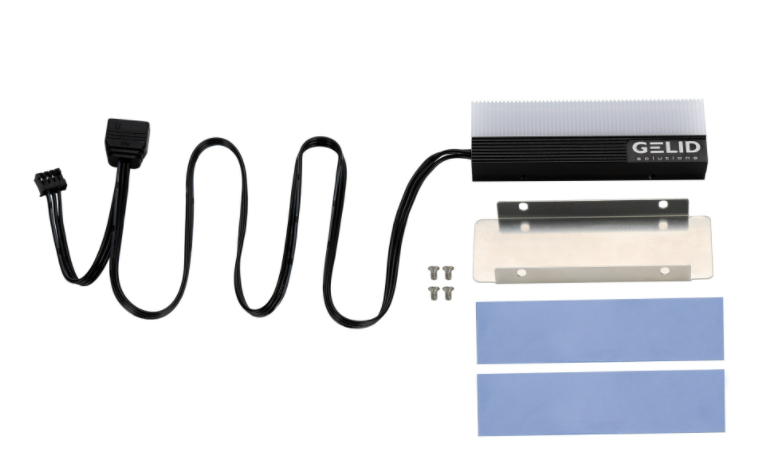 Gelid Solutions Glint ARGB M.2 SSD Cooler - Heatsink