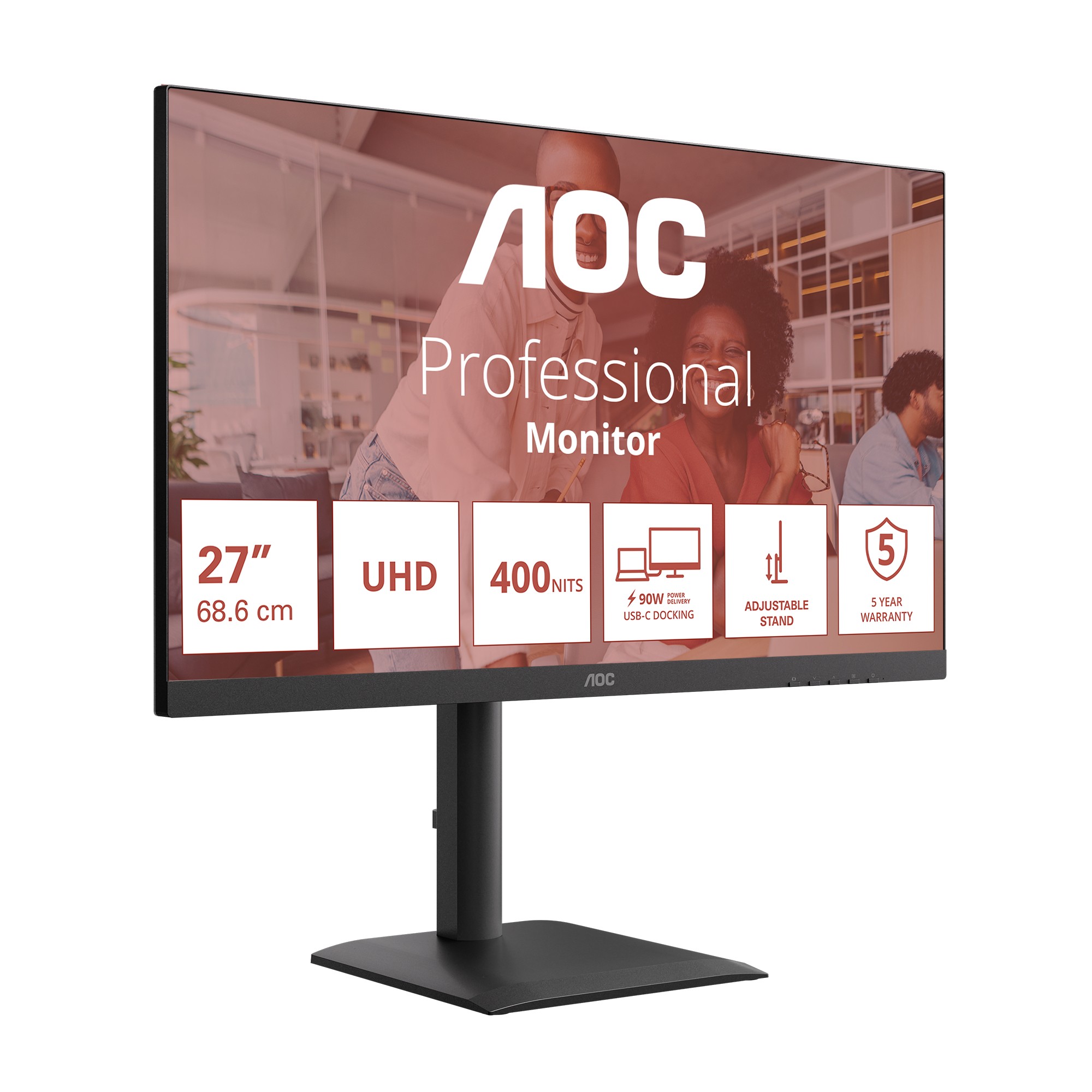 AOC U27E4CV Docking Monitor