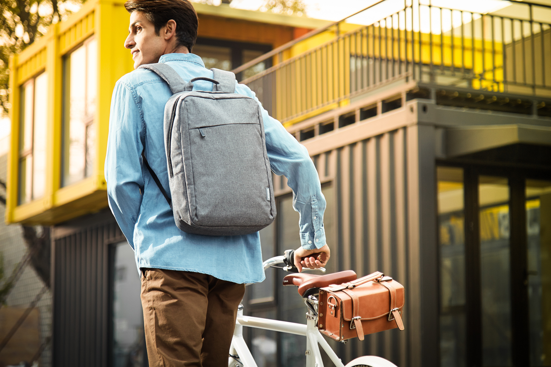 Lenovo 15.6” Laptop Casual Backpack B210 Grey-ROW