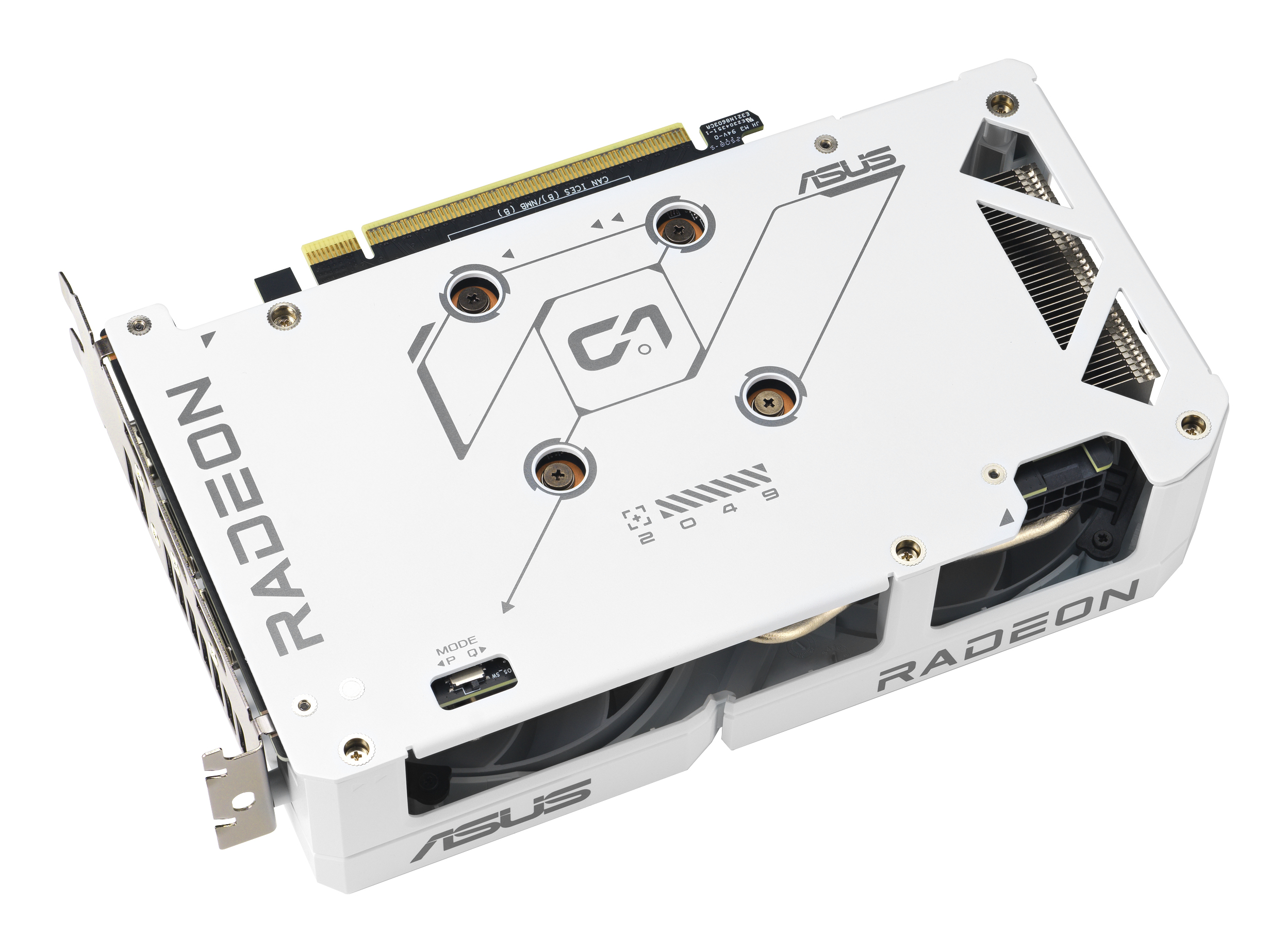 ASUS DUAL Radeon RX 9060 XT 16GB GDDR6 White Edition