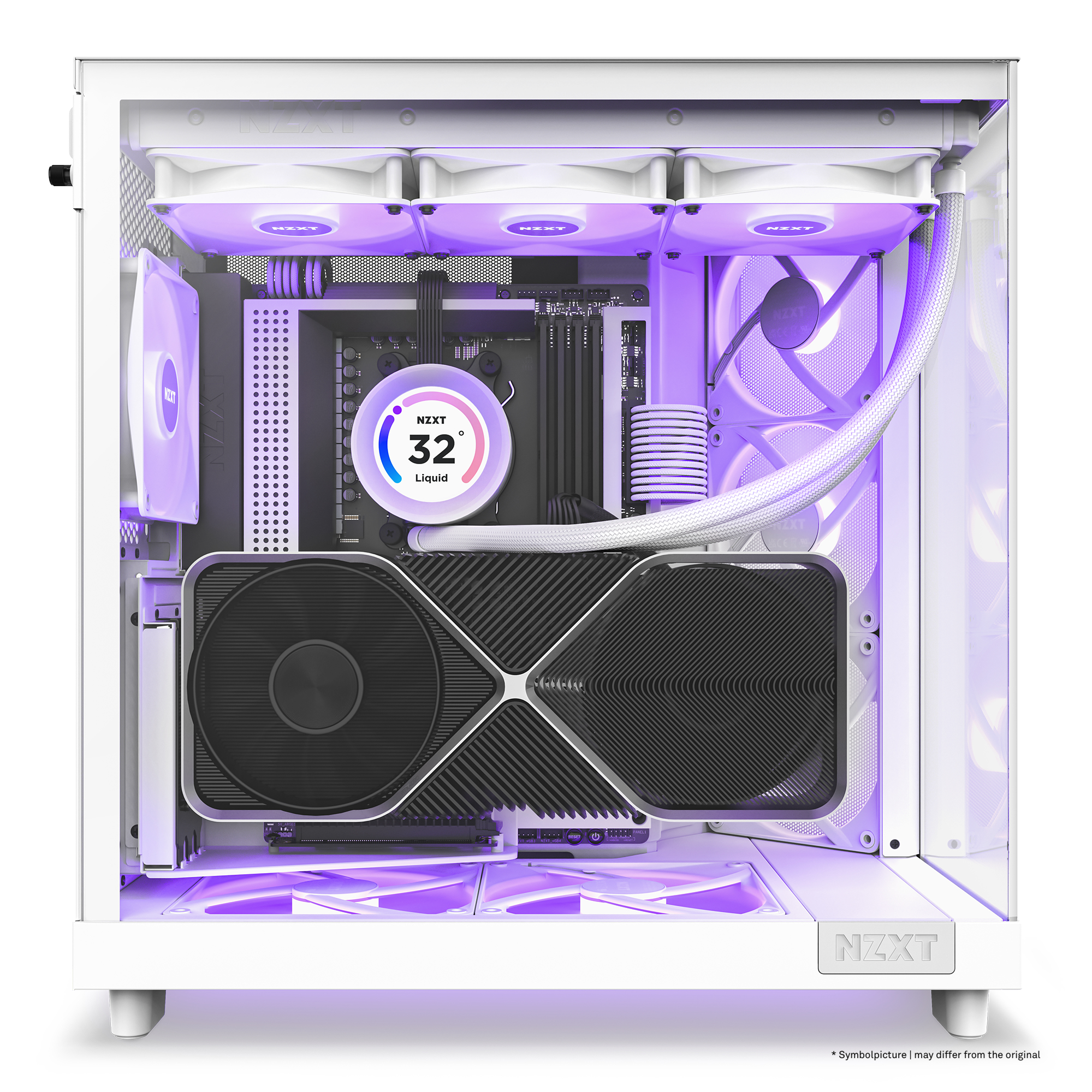 NZXT H6 Flow - RGB - White
