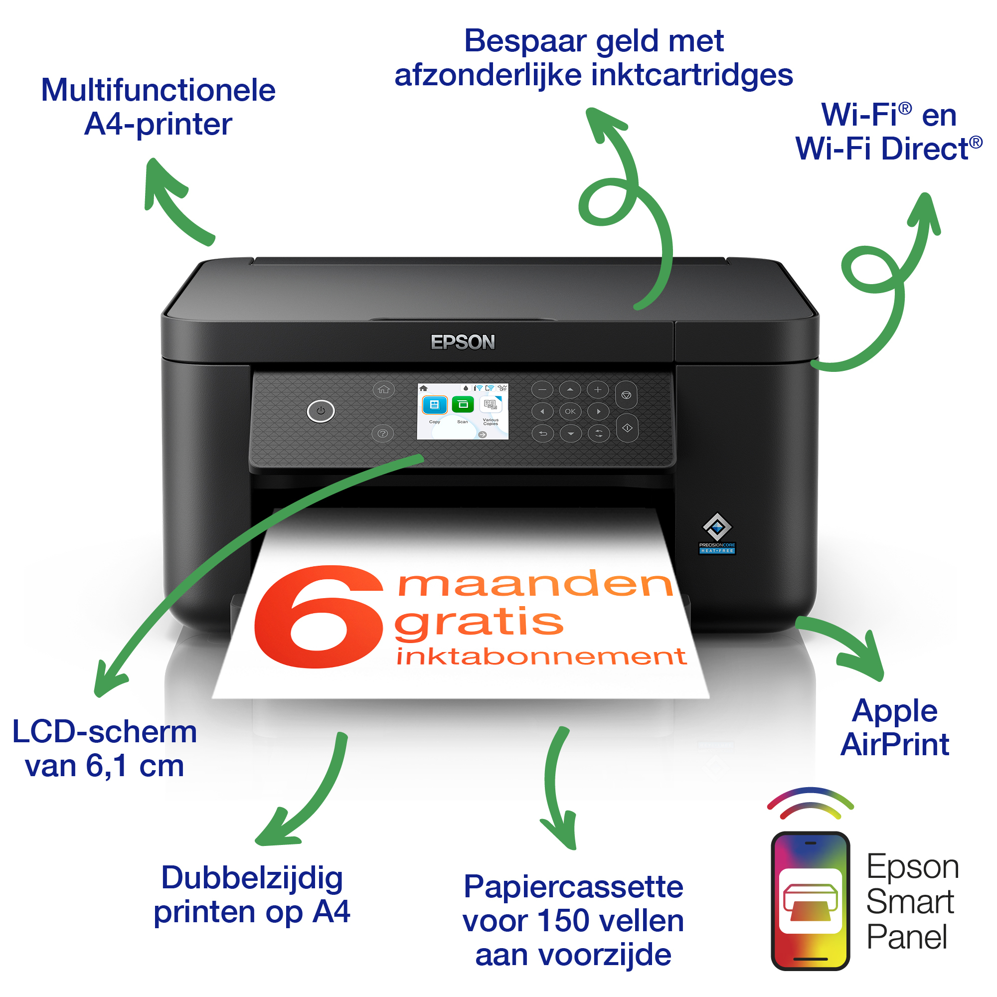 Epson Expression Home XP-5200 All-in-One-printer - WiFi - ReadyPrint