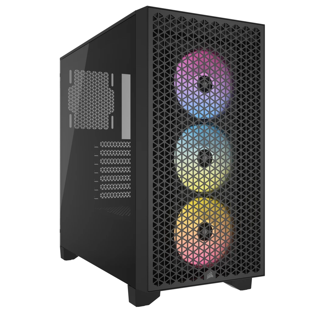 Corsair 3000D RGB Airflow Tempered Glass - Zwart
