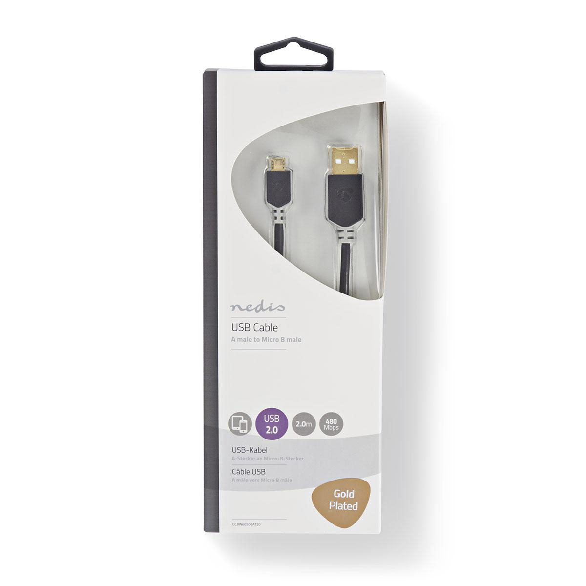 Nedis USB Kabel 2.0 | CCBW60500AT20