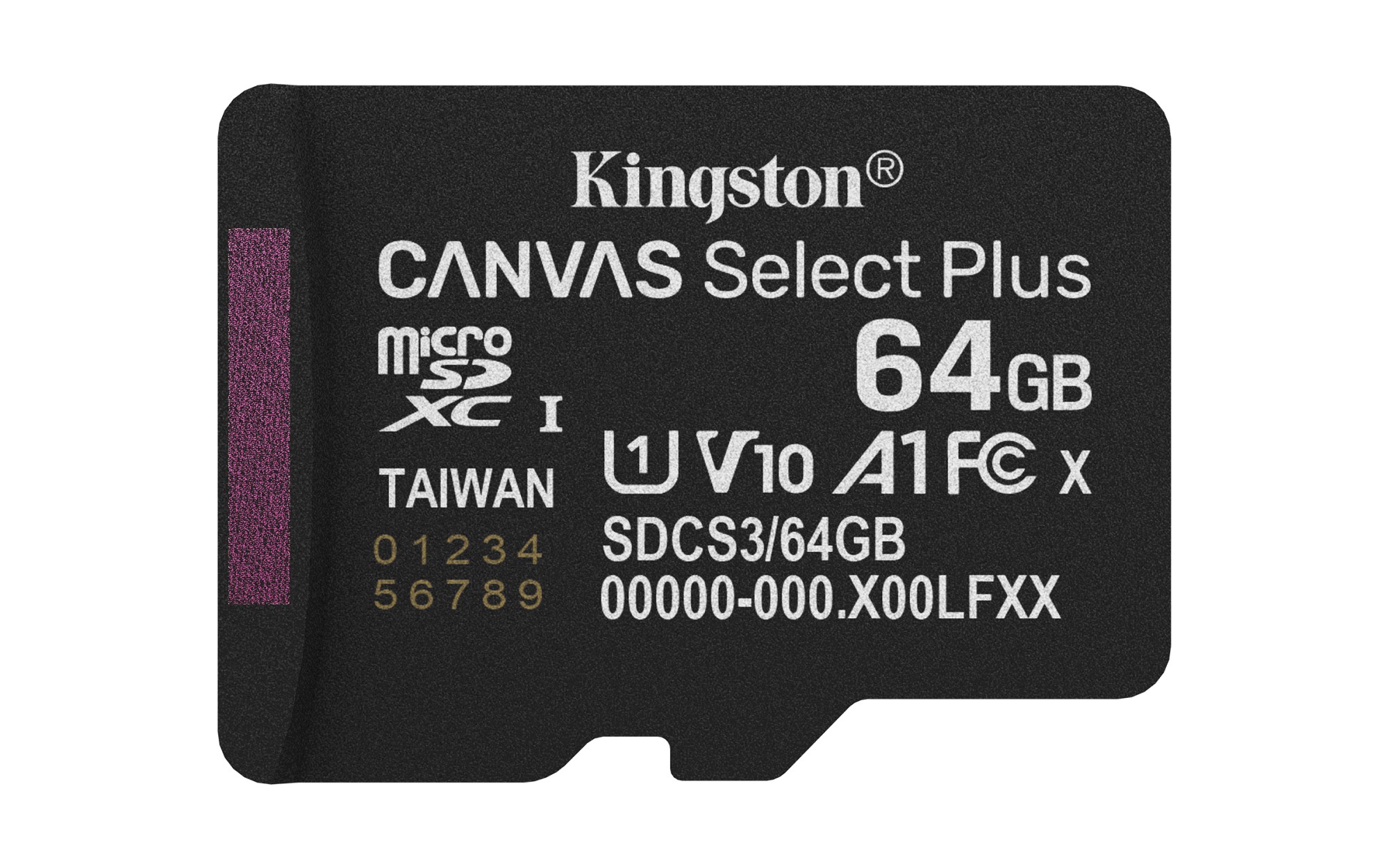 Kingston Flash Canvas Select Plus (3rd gen) 64GB, microSDHC, +Adapter