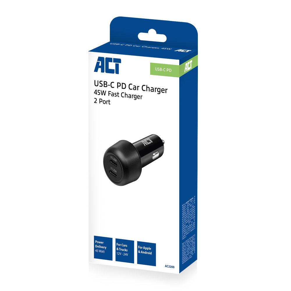 ACT USB Autolader 45W