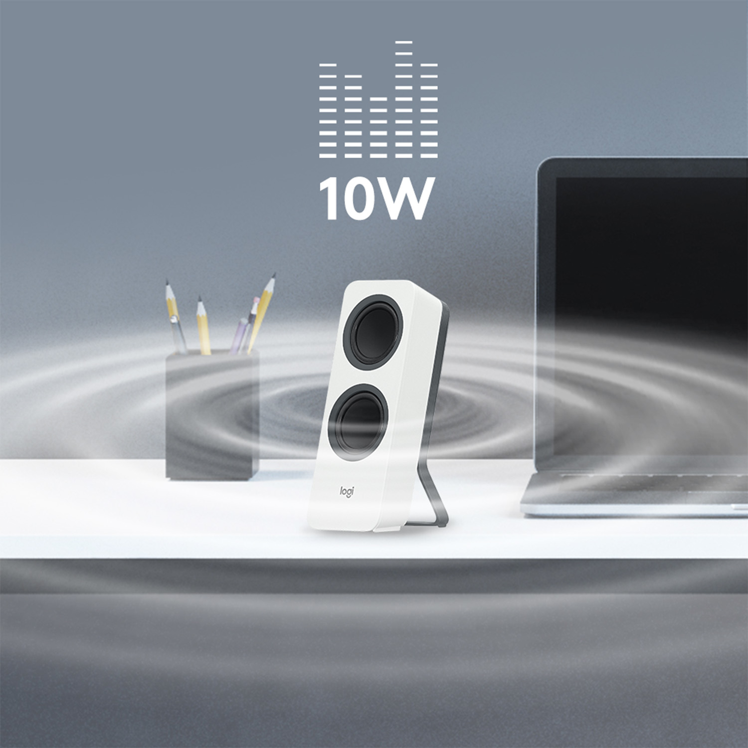 Logitech Z207 Bluetooth Computer Speakers - Wit