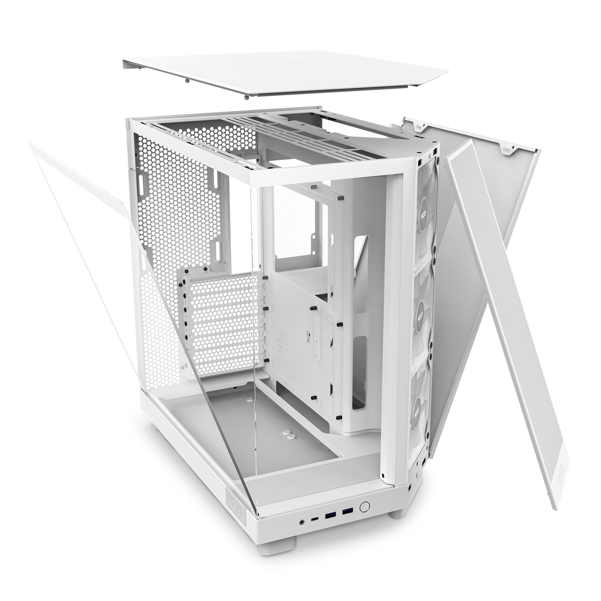 NZXT H6 Flow - RGB - White
