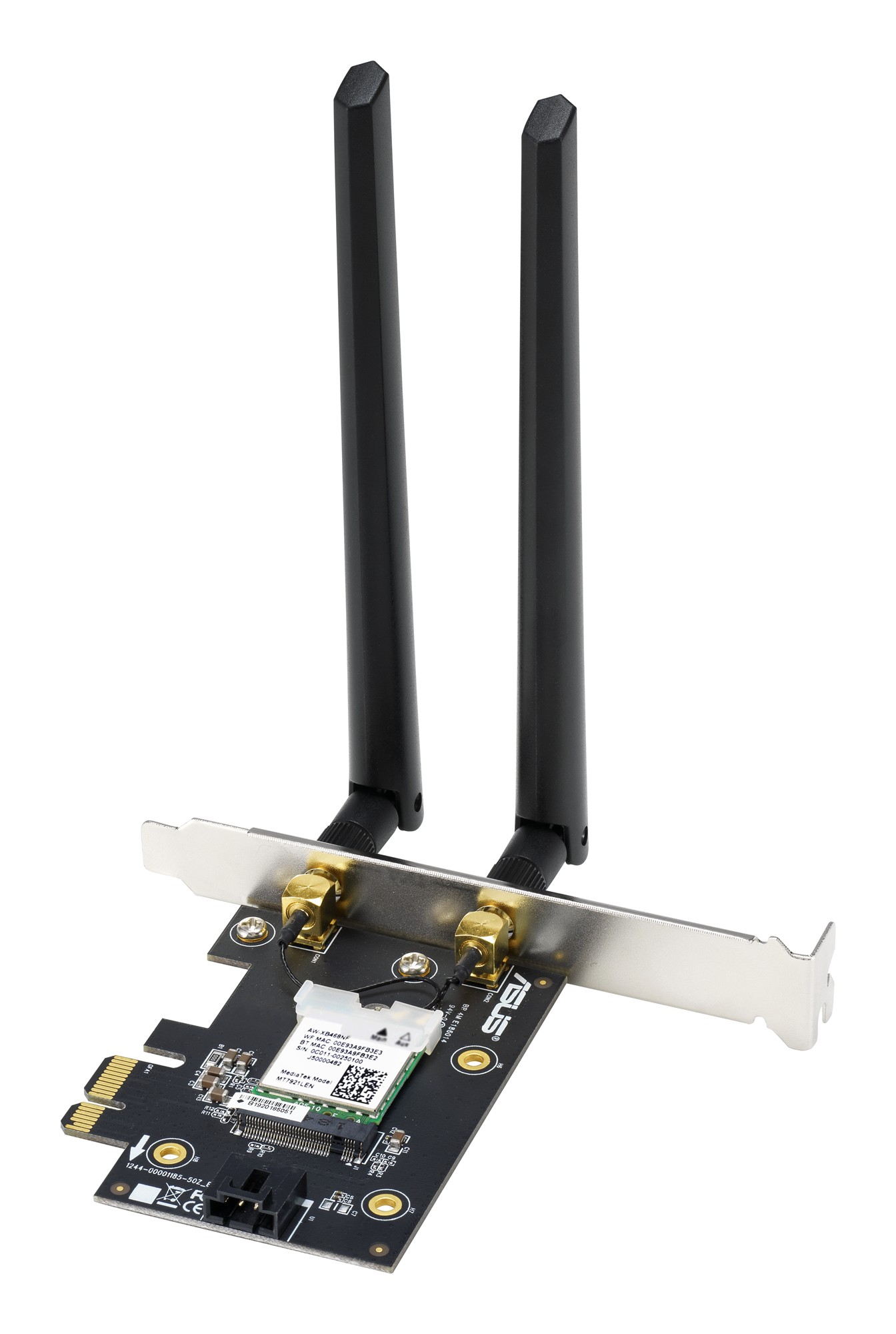 ASUS PCE-AX1800 - Wi-Fi 6 - Bluetooth 5.2 - PCI Express Adapter
