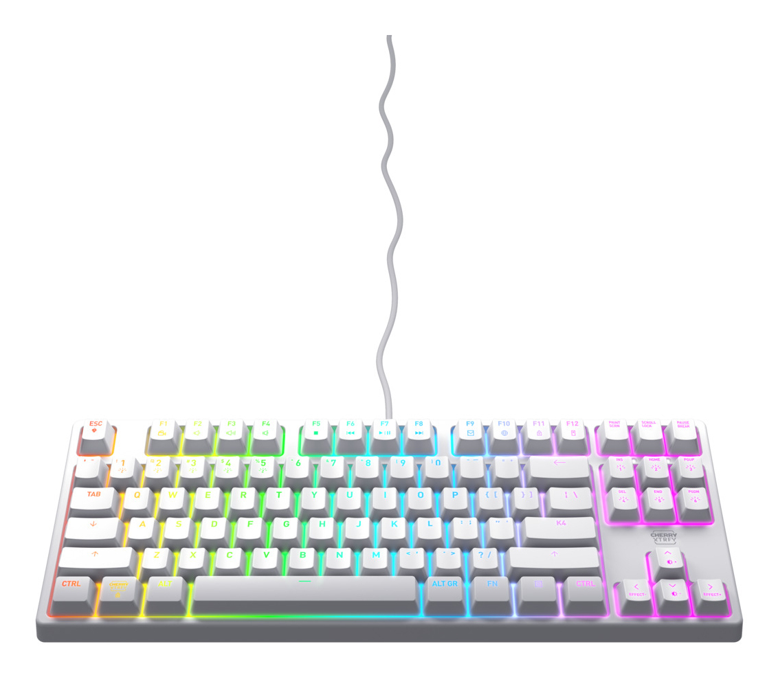 Cherry XTRFY K4V2 RGB TKL, Wit