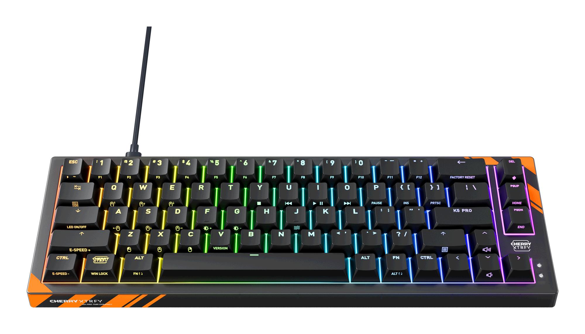 Cherry XTRFY K5 Pro TMR 8K, Zwart