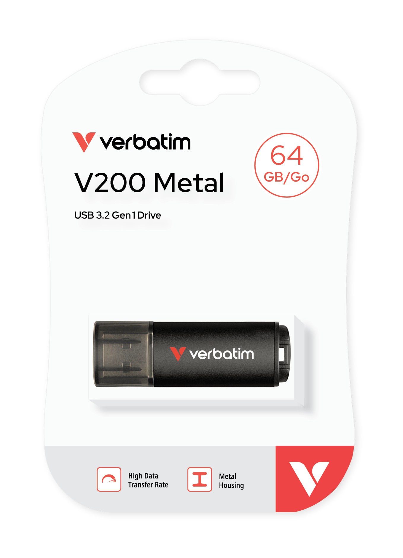 Verbatim USB-Stick V200, 64GB