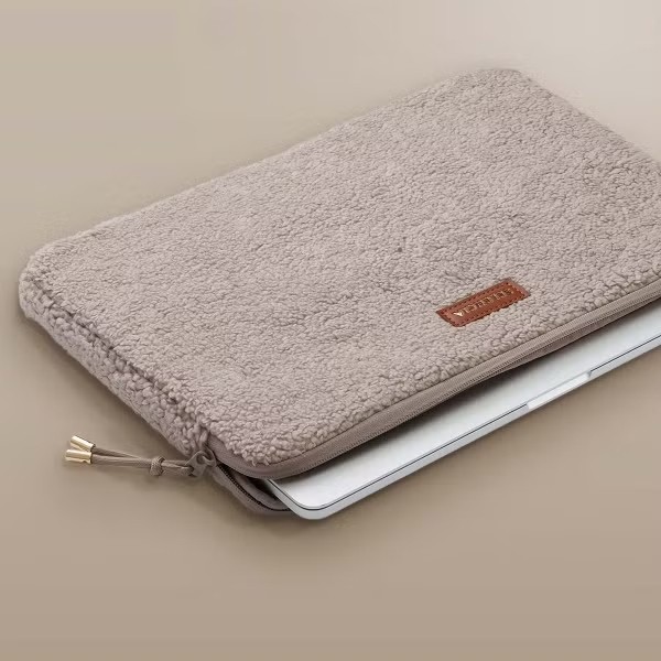 Selencia Sleeve Teddy 15"/16" - Sand