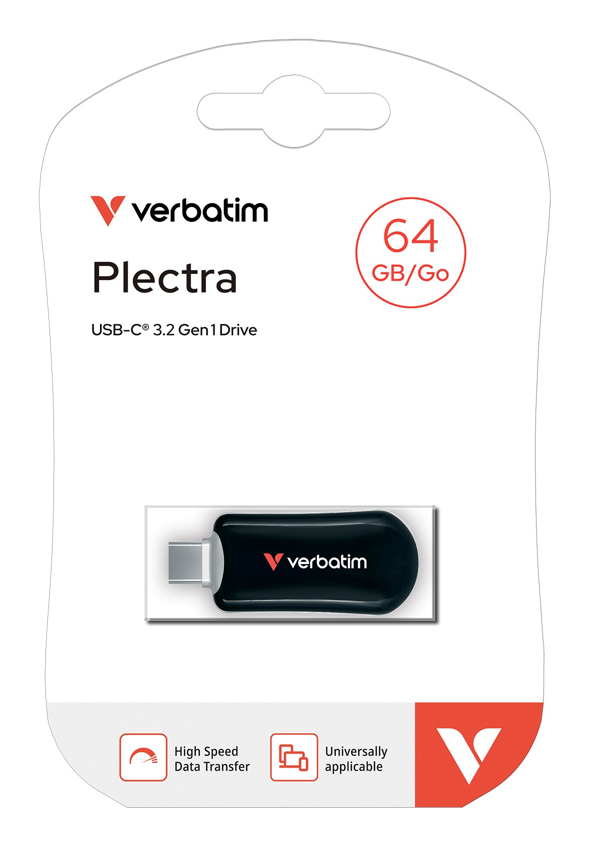 Verbatim Plectra USB-Stick, USB-C, 64GB