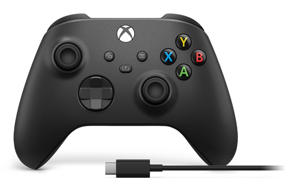 Microsoft Xbox Wireless Controller + USB-C kabel, Carbon Black