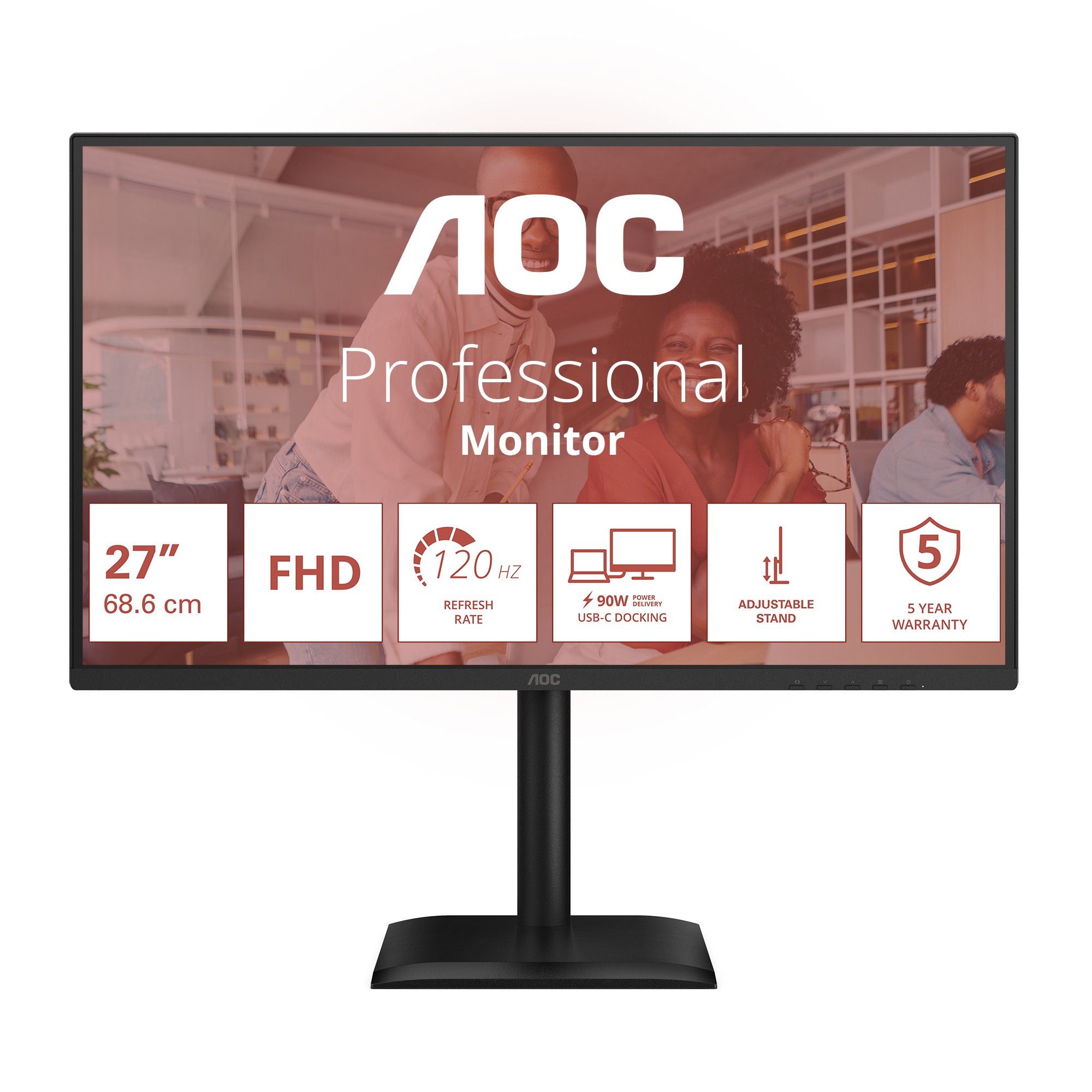 AOC 27" 27E4CV Docking Monitor