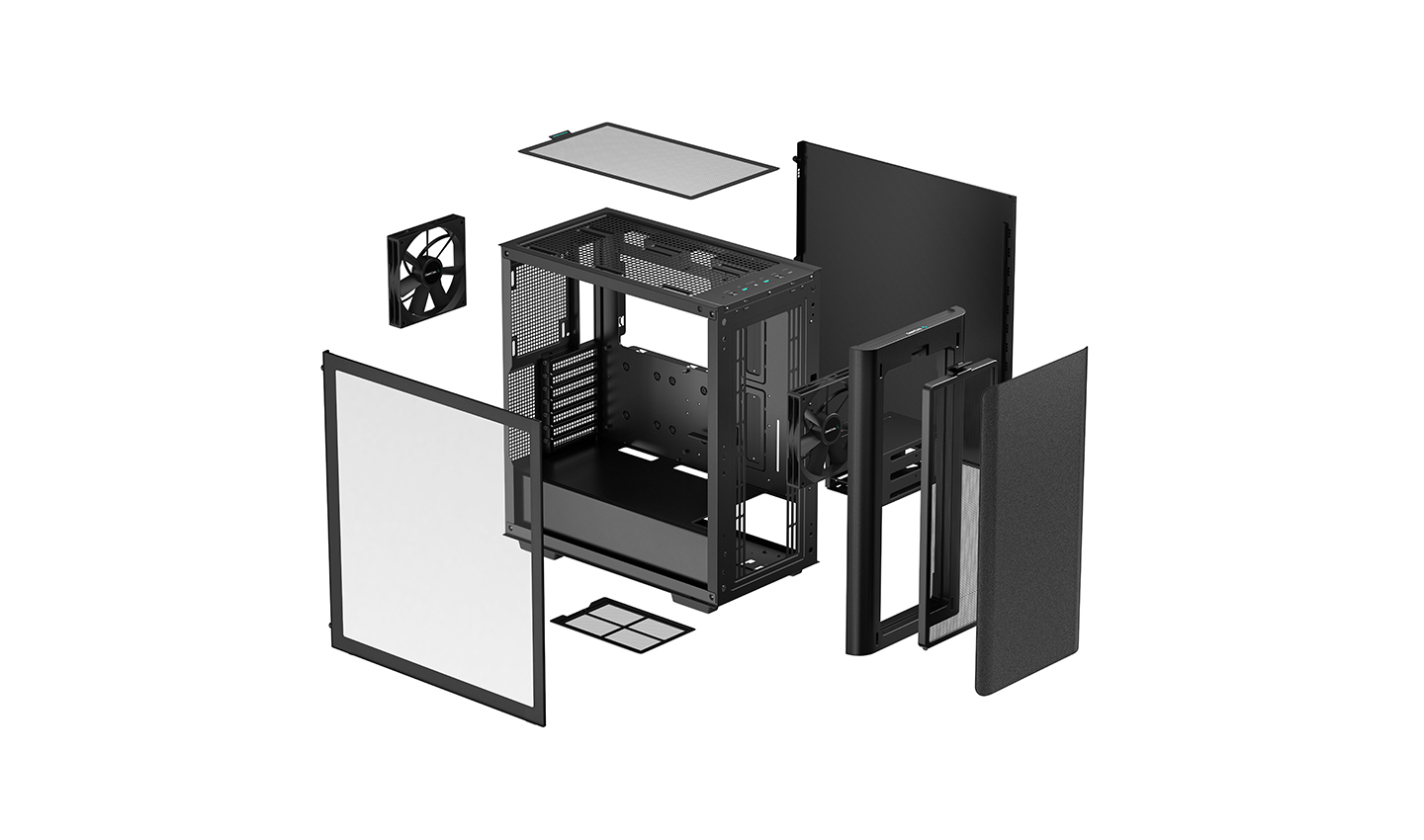 DeepCool CK500 Midtower Behuizing - Zwart