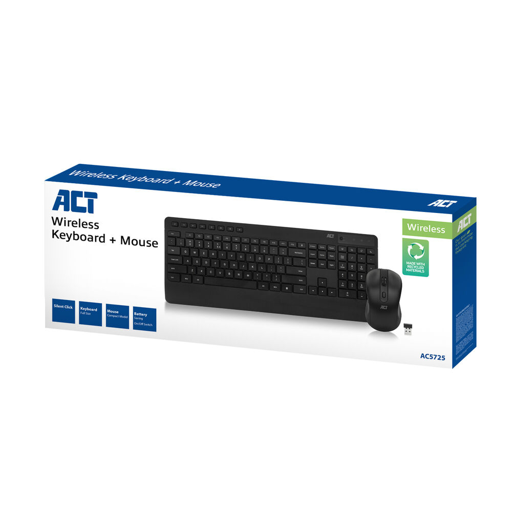 ACT Toetsenbord & Muis AC5725 Silent