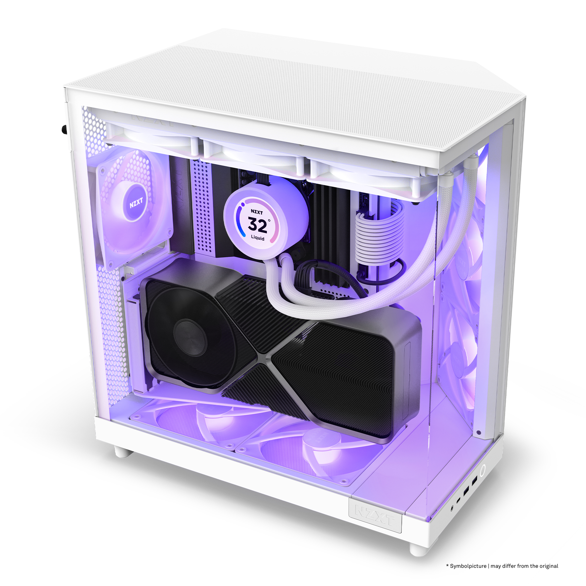 NZXT H6 Flow - RGB - White
