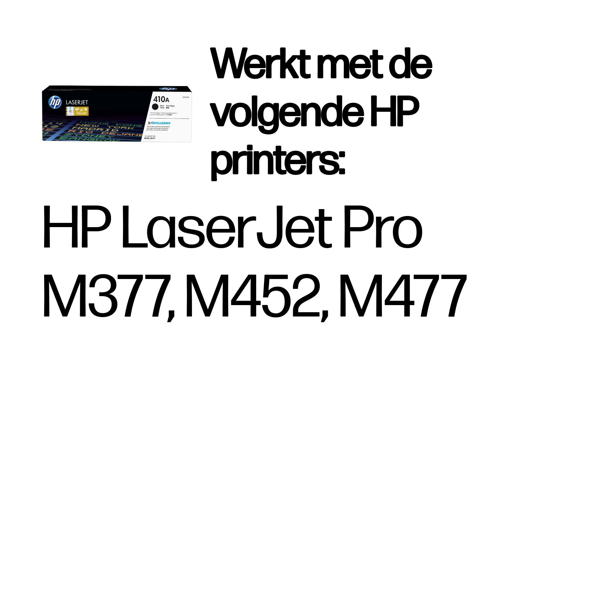 HP toner CF410A, 410A, Black