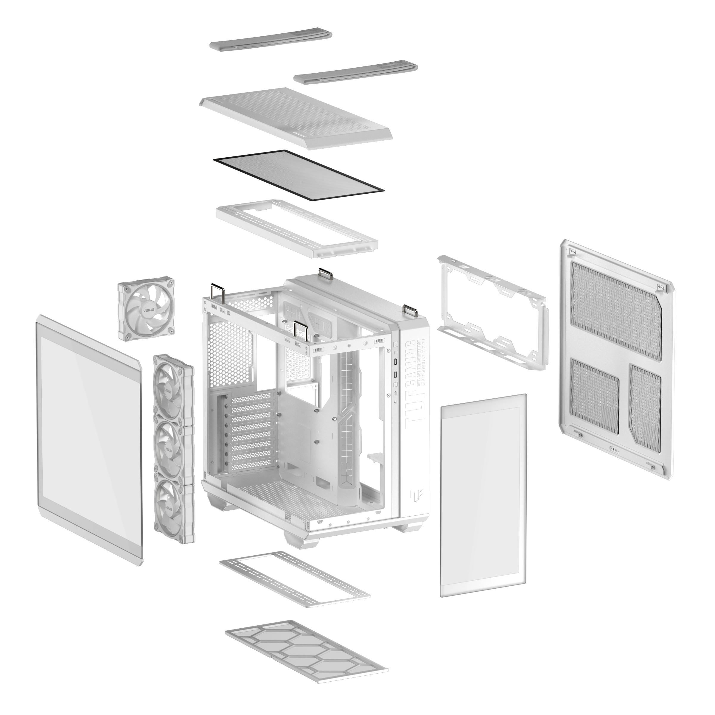 ASUS TUF Gaming GT502 Horizon - Wit