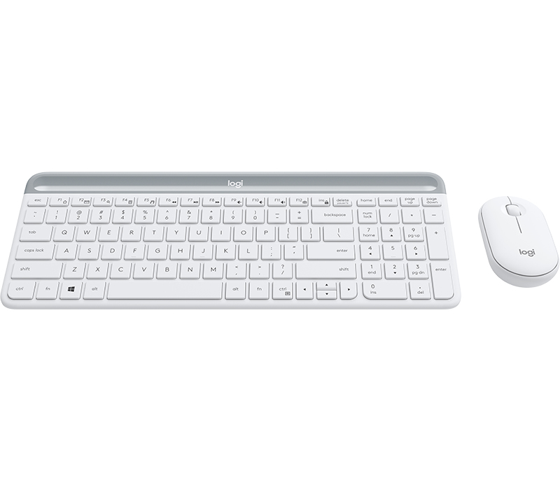 Logitech Wireless Desktop MK470 - Toetsenbord en Muis - Wit
