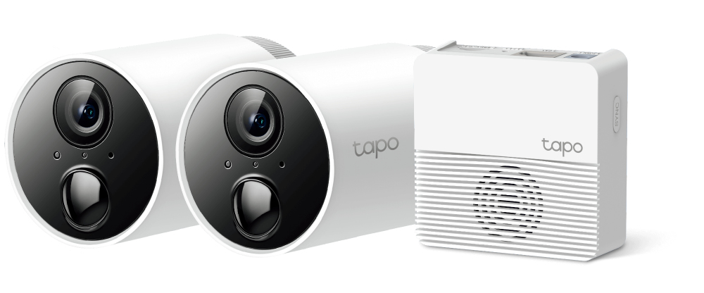 TP-Link Tapo C400S2 FHD Draadloze (accu 180 dgn) WiFi-bewakingscamera Binnen & Buiten - 2-pack