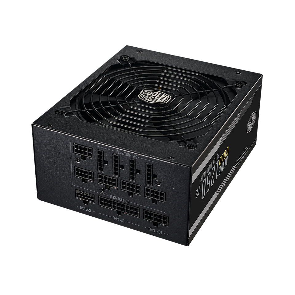 Cooler Master MWE GOLD 1250 V2 - ATX 3.1 - (80 Plus Gold) - Volledig modulair