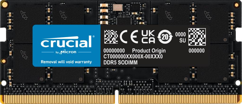 Crucial CT16G56C46S5 - 16GB - DDR5 - 5600MHz - SO-Dimm