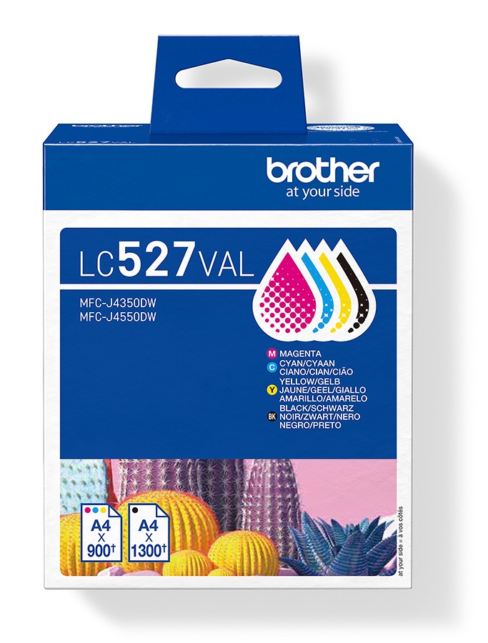 Brother Inkt LC-527 BK/C/M/Y Multipack