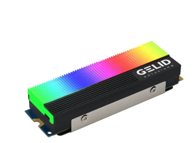 Gelid Solutions Glint ARGB M.2 SSD Cooler - Heatsink
